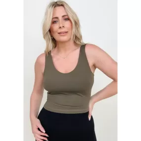 11 Colors - FawnFit Short Lift Tank 2.0 with Built-in Bra