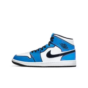 AIR JORDAN 1 MID SIGNAL BLUE