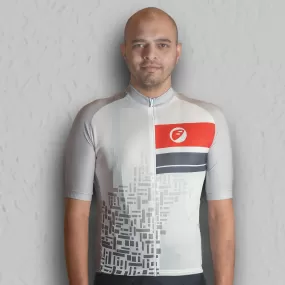 Apace Chase Snug-fit Mens Cycling Jersey - Cobbles