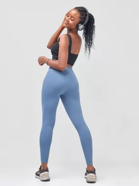 Ava Fitness Bella Workout Leggings - Code Blue