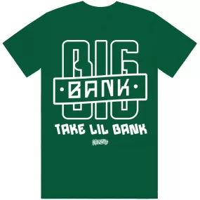 BIG BANK : Sneaker Shirt to Match : Jordan SB 4 Pine Green 4s x Jarrito Dunks