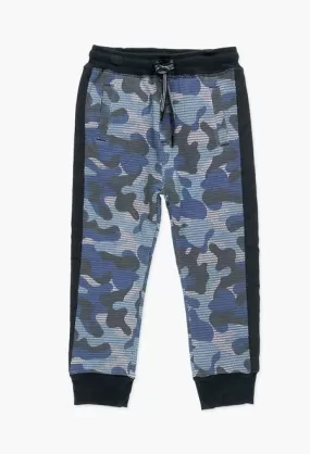 Boboli Trackpants - Blue Camo