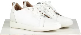 Carvela Comfort  White / Silver Leather Trainers UK 7 EU 40 👠