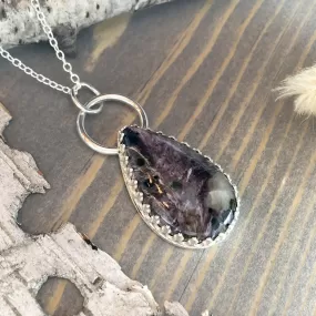 Charoite Pendant Necklace