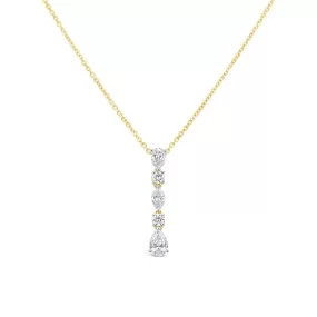 Clara by Martin Binder Mixed Fancy Cut Diamond Dangle Necklace (0.74 ct. tw.)