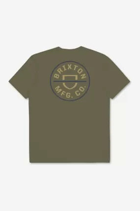 Crest II S/S Standard Tee - Olive Surplus/Antelope/Washed Navy