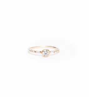 Diamond Baguette Mini Equilibrium Ring