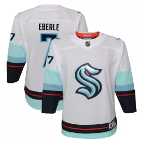 Jordan Eberle Seattle Kraken Youth Away Premier Jersey - White