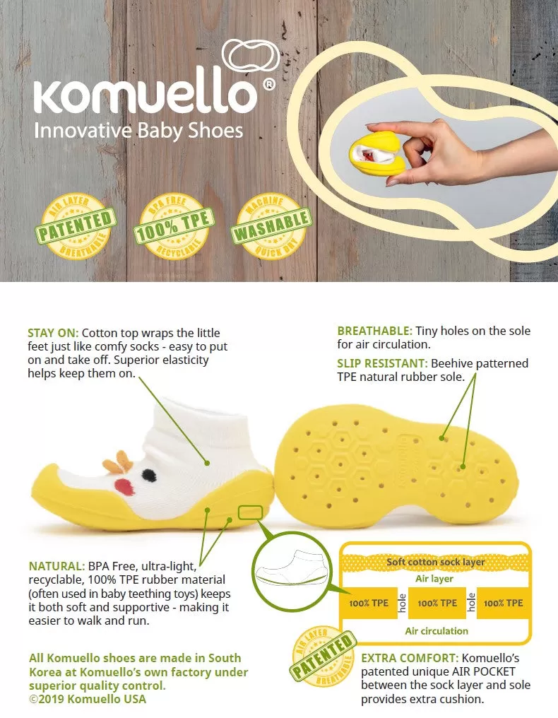 Komuello Baby Shoes - Pineapple