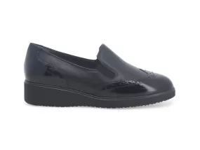 Melluso Scarpe Invernali Slip-on 2 Elastici Zeppa Tomaia Pelle