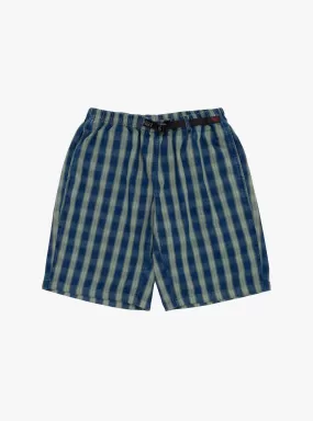 O.G. Shadow Plaid Jam Short Blue