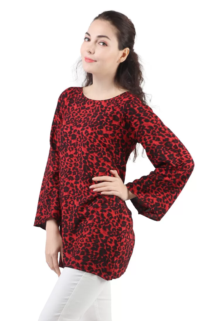 printed tunic top