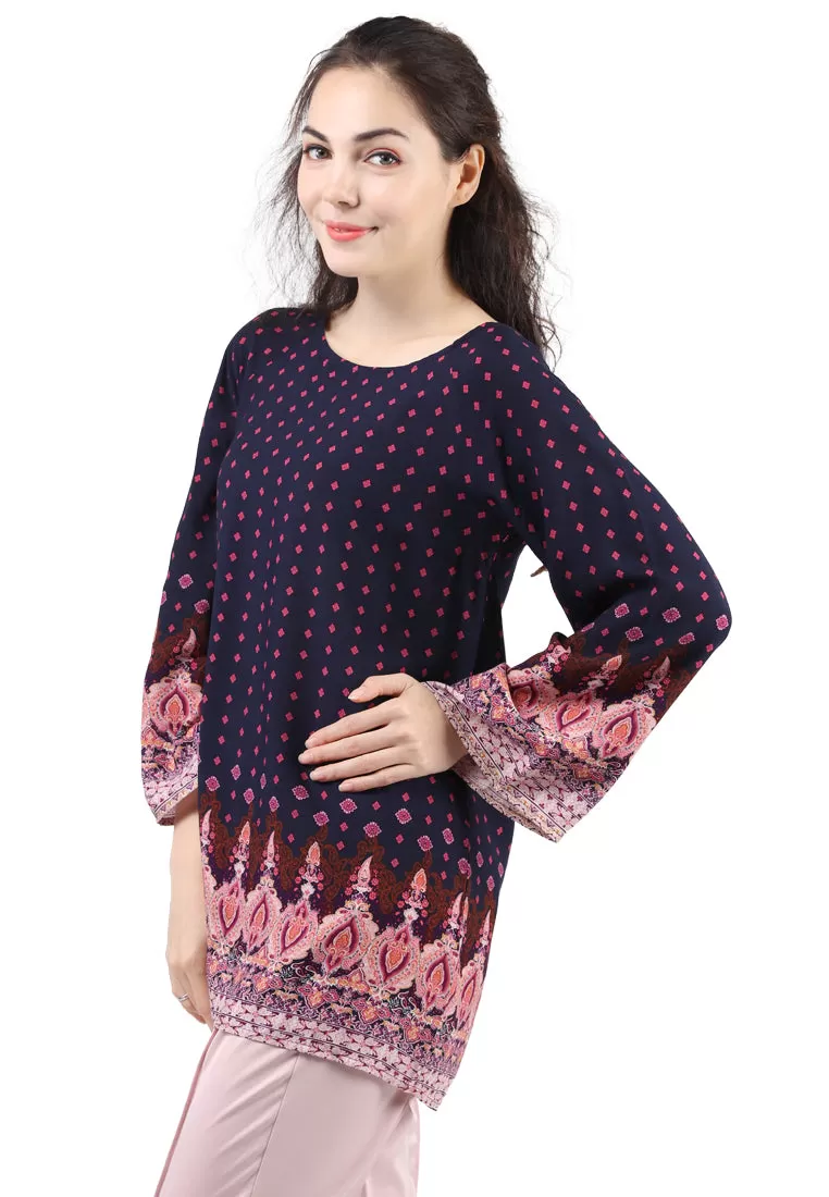 printed tunic top