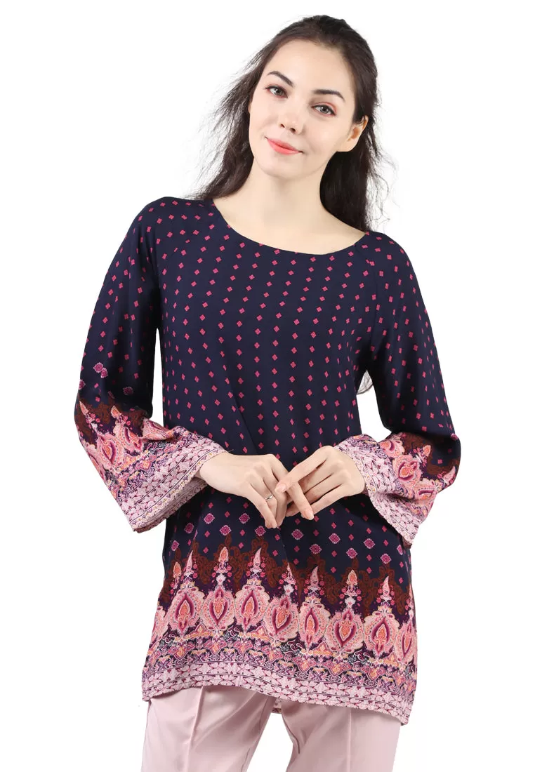 printed tunic top