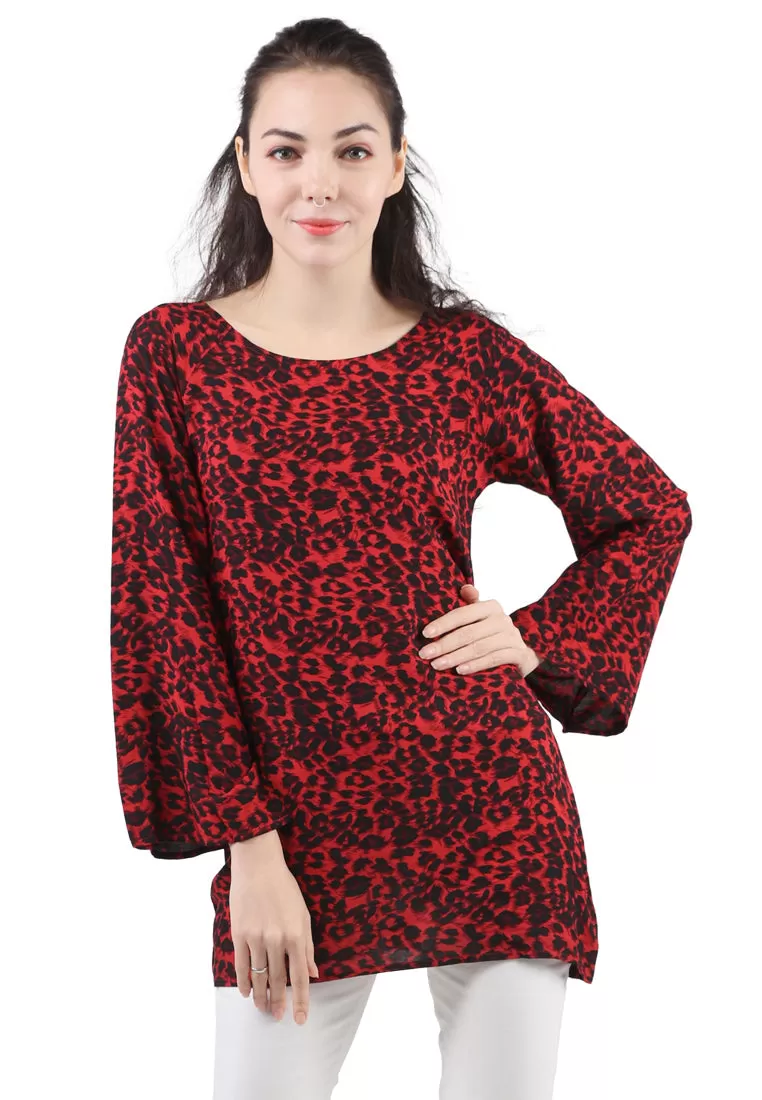 printed tunic top