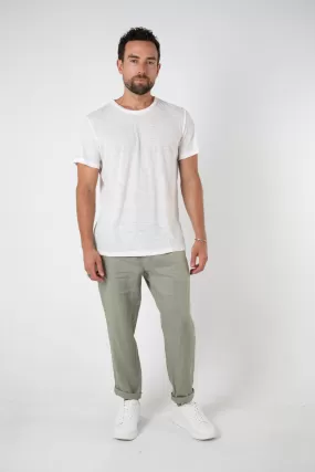 RAVELLO LINEN PANT - SAGE