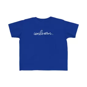 unlearn. logo script - Toddler T-shirt